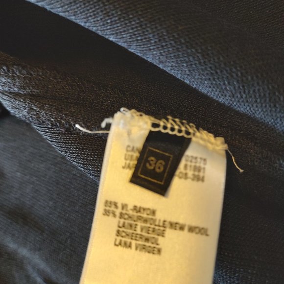 Escada 3 Piece Wide Leg Pant Suit, Sweater, Tank Top, & Wide, Flare Leg Pants - Picture 4 of 11